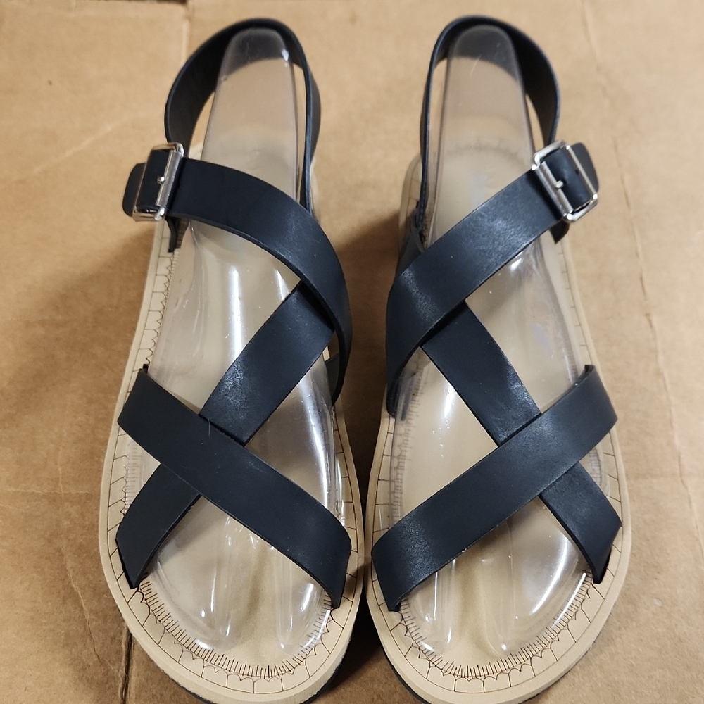 Black Strappy Sandals